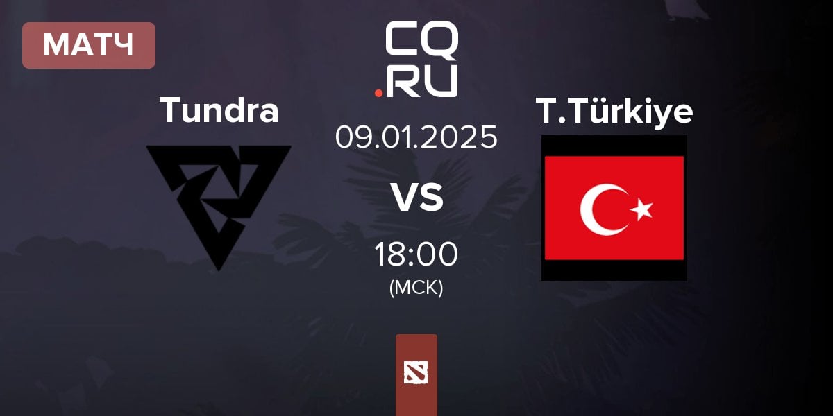 Матч Tundra Esports Tundra vs Team Türkiye T.Türkiye | 09.01