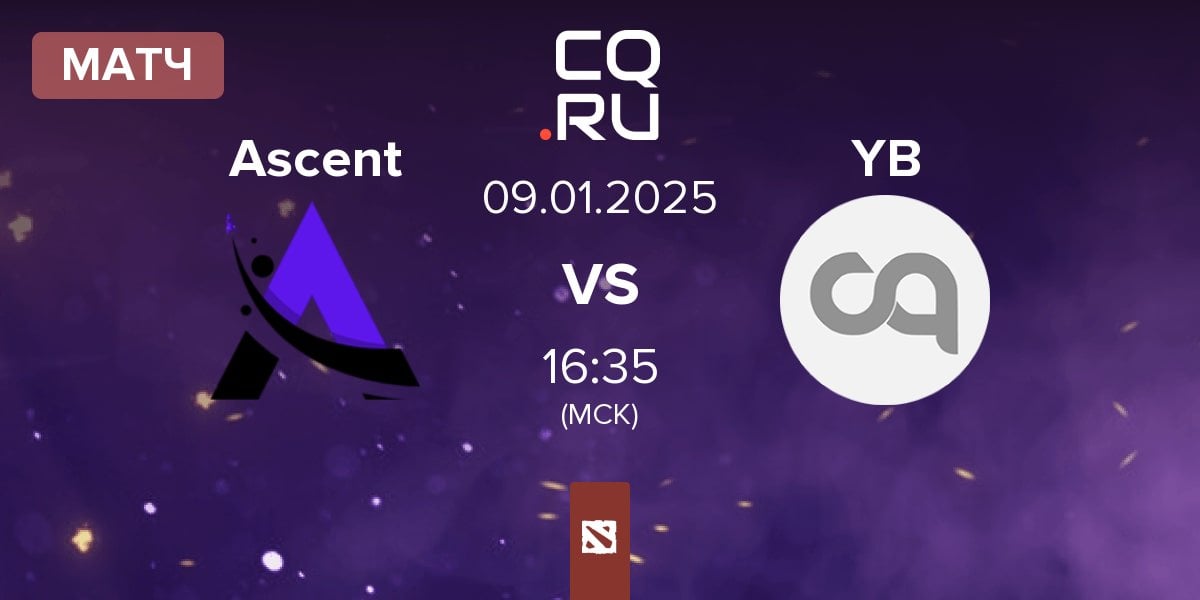 Матч Ascent Esports Ascent vs Young Blood YB | 09.01