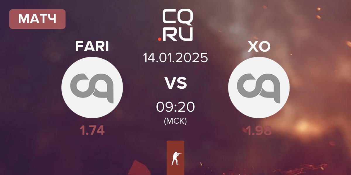 Матч FATED RISE FARI vs XO Esports XO | 14.01