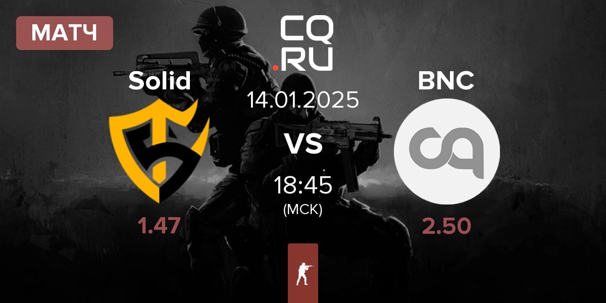 Матч Team Solid Solid vs Bad News Chickens BNC | 14.01