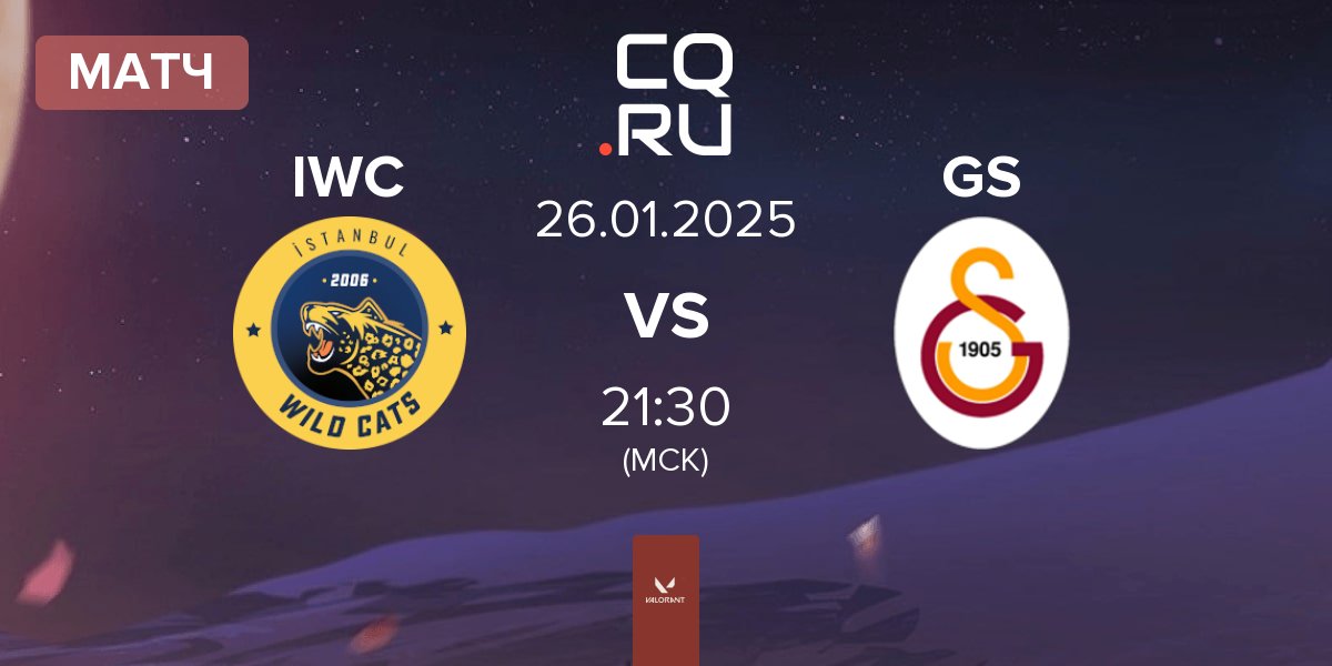 Матч Istanbul Wildcats IWC vs Galatasaray Esports GS | 26.01