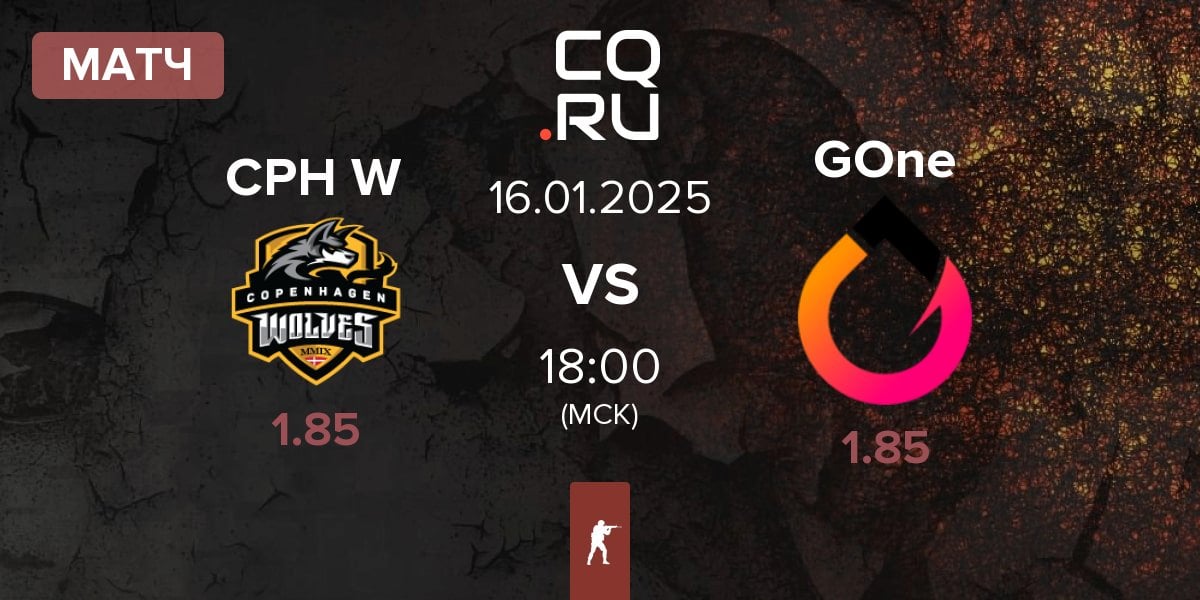 Матч Copenhagen Wolves CPH W vs GenOne GOne | 16.01