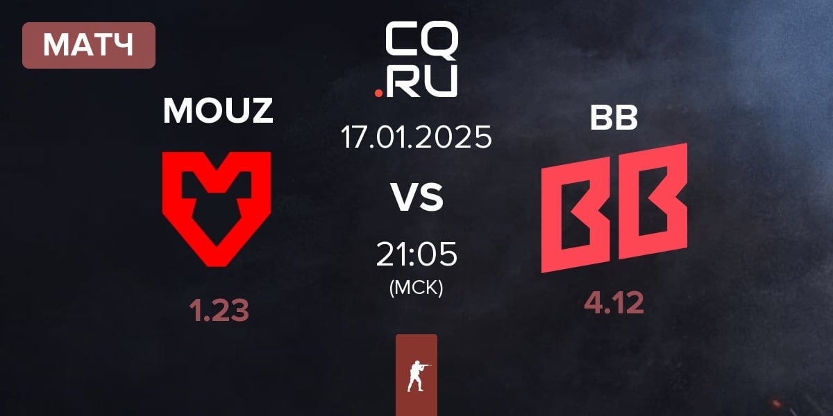 Матч MOUZ vs BetBoom BB | 17.01