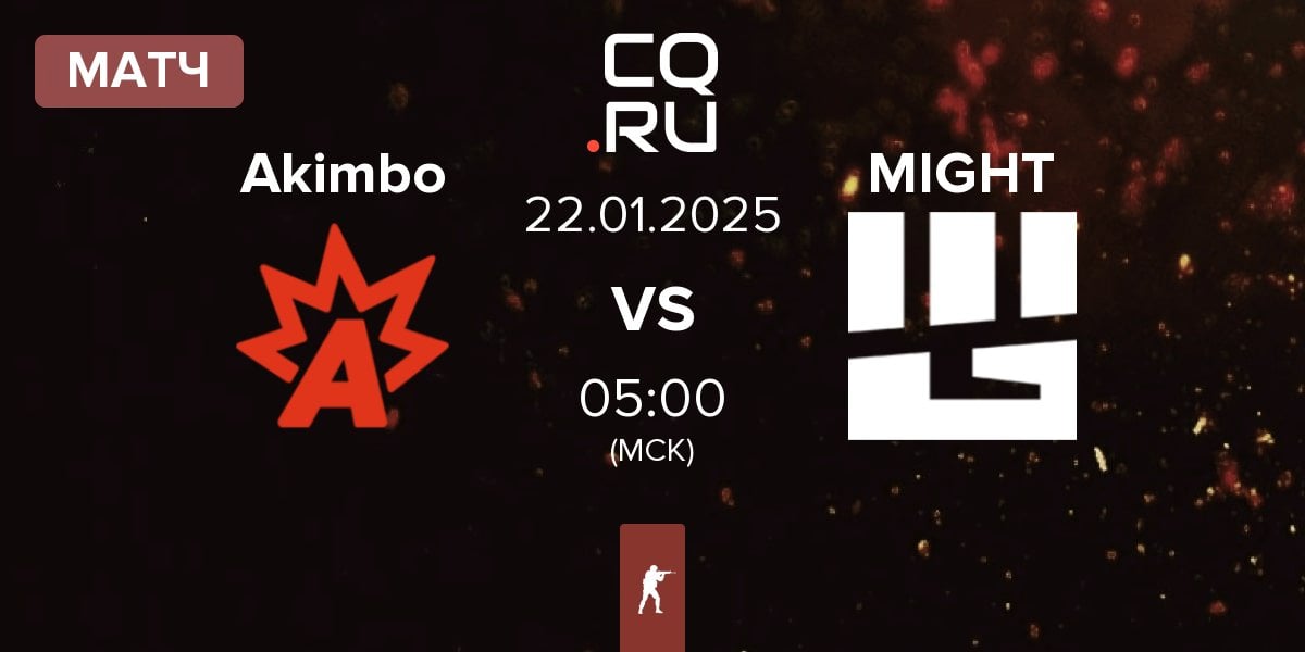 Матч Akimbo Esports Akimbo vs MIGHT | 21.01