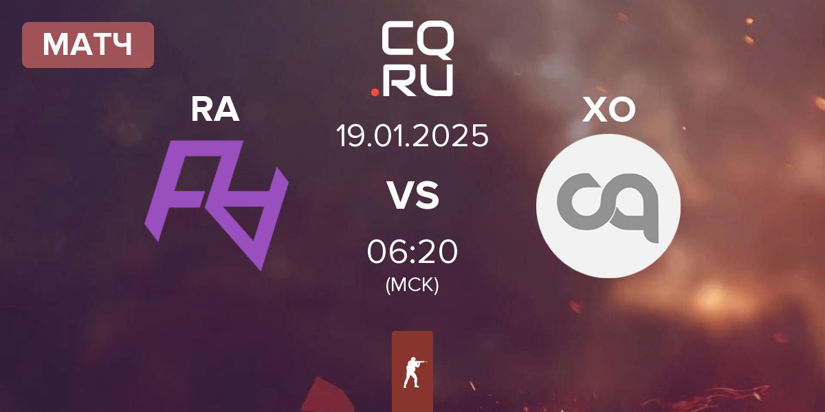 Матч Rare Atom RA vs XO Esports XO | 19.01