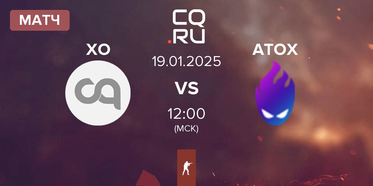 Матч XO Esports XO vs ATOX | 19.01