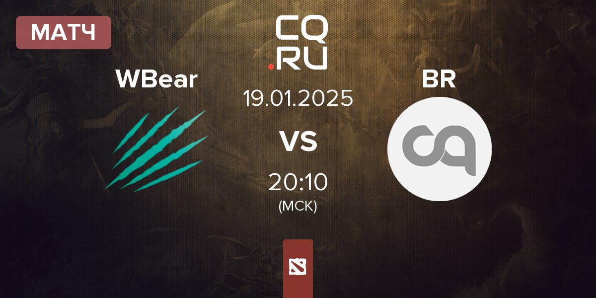 Матч Winter Bear WBear vs BadRexon BR | 19.01