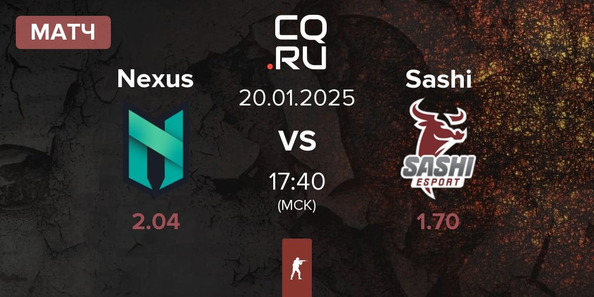 Матч Nexus Gaming Nexus vs Sashi Esport Sashi | 20.01