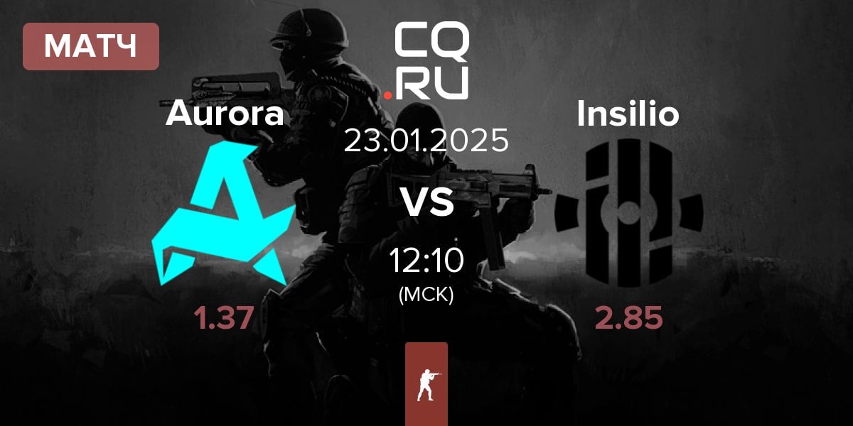 Матч Aurora Gaming Aurora vs Insilio | 23.01