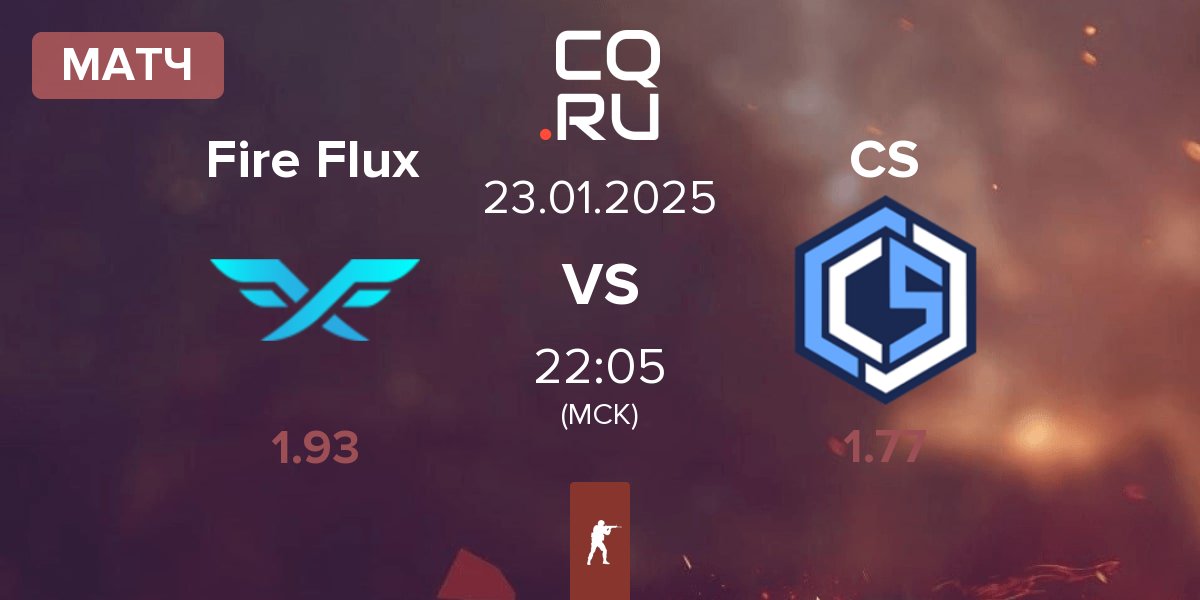 Матч Fire Flux Esports Fire Flux vs CYBERSHOKE Esports CS | 23.01