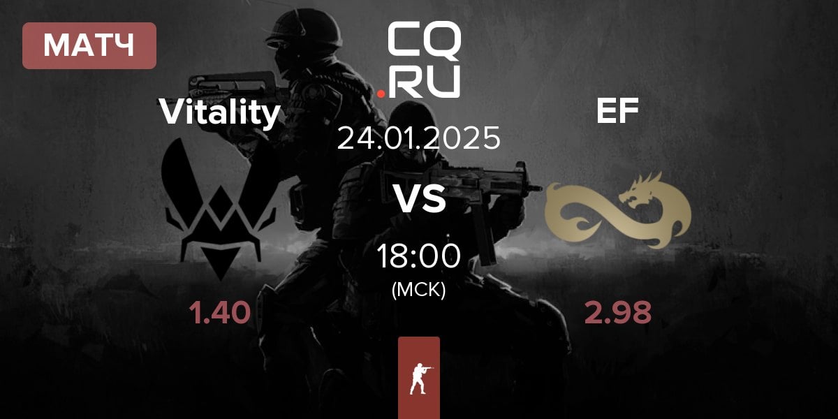 Матч Team Vitality Vitality vs Eternal Fire EF | 24.01