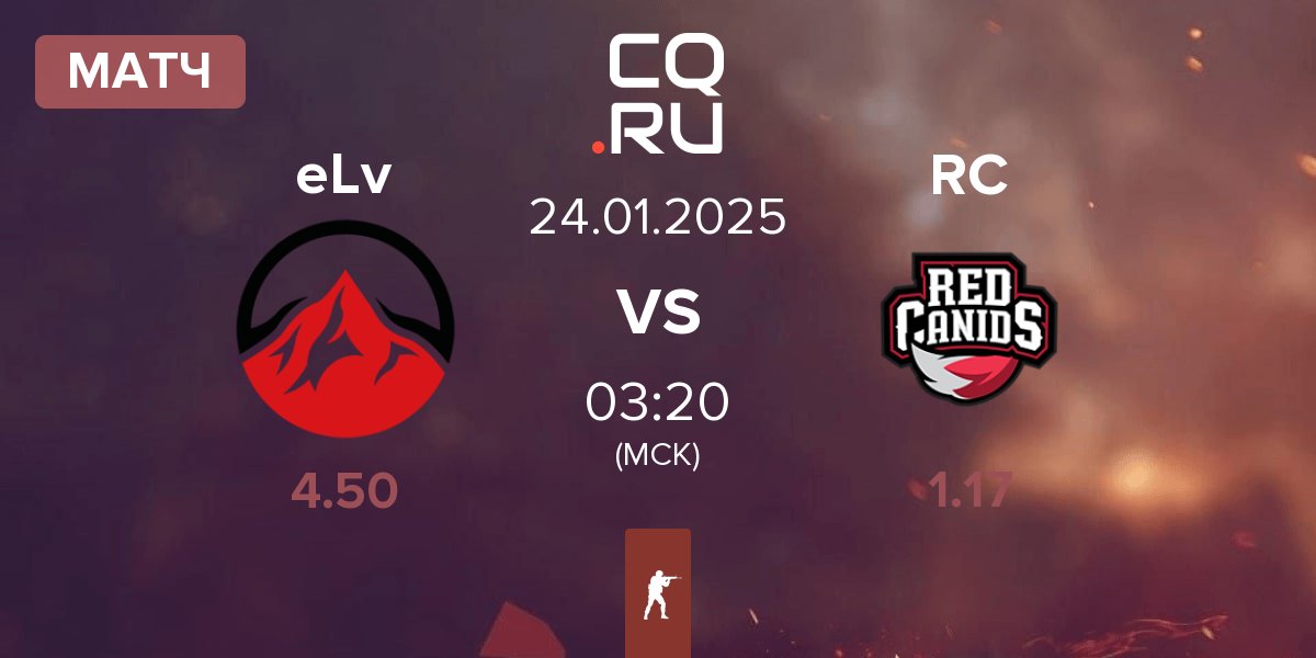 Матч Elevate eLv vs Red Canids RC | 24.01