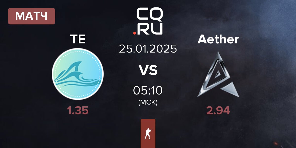 Матч Tsunami Esports TE vs Team Aether Aether | 25.01