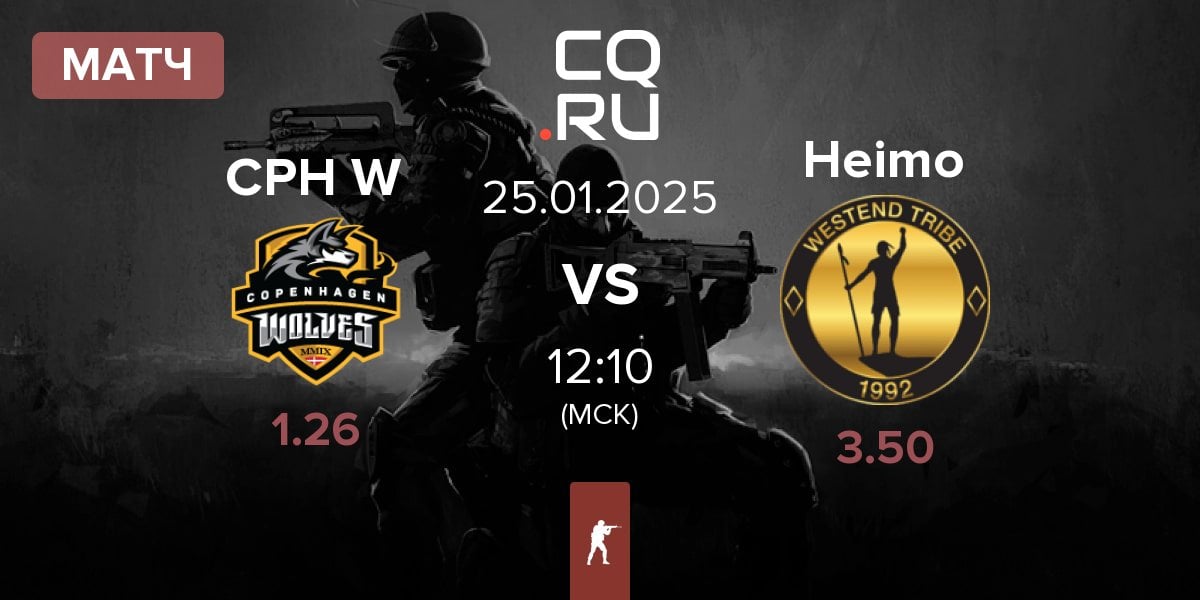 Матч Copenhagen Wolves CPHW vs Heimo Esports Heimo | 25.01