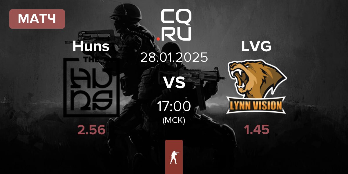 Матч The Huns Esports Huns vs Lynn Vision Gaming LVG | 28.01