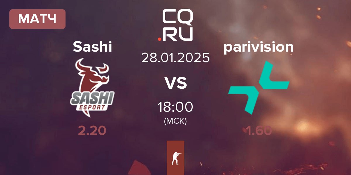 Матч Sashi Esport Sashi vs PARIVISION parivision | 28.01