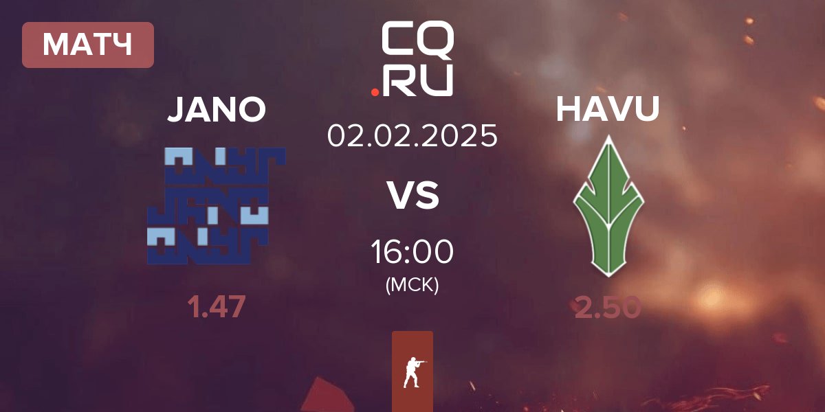 Матч JANO Esports JANO vs HAVU Gaming HAVU | 02.02