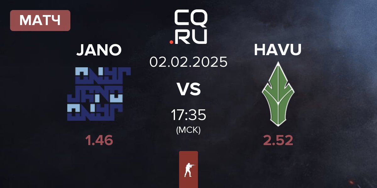 Матч JANO Esports JANO vs HAVU Gaming HAVU | 02.02