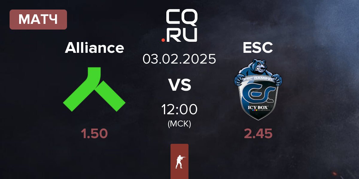 Матч Alliance vs ESC Gaming ESC | 03.02