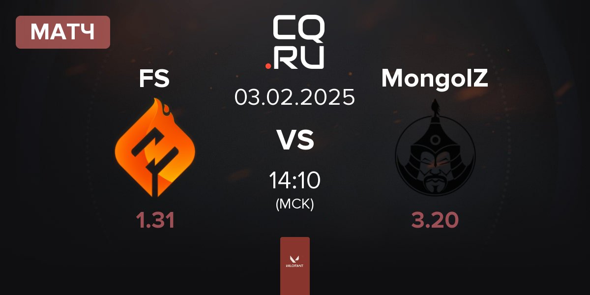 Матч FULL SENSE FS vs The MongolZ MongolZ | 03.02