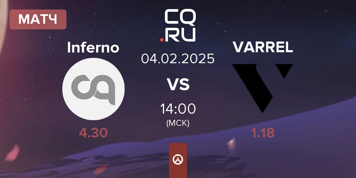 Матч Inferno vs VARREL | 04.02