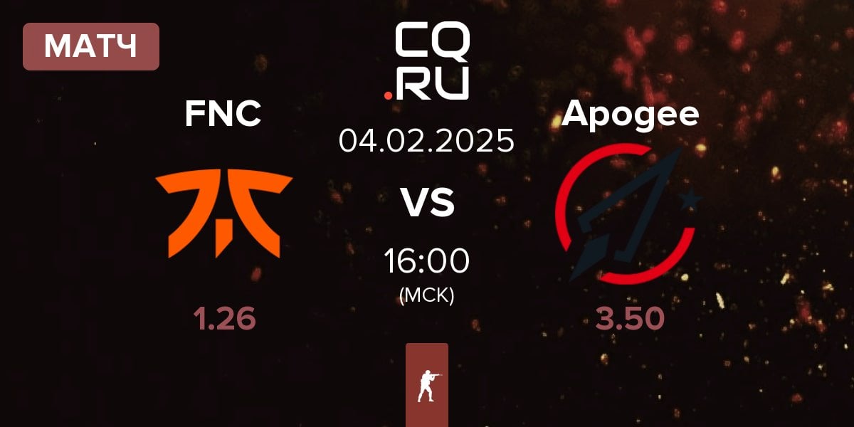 Матч Fnatic FNC vs Apogee | 04.02