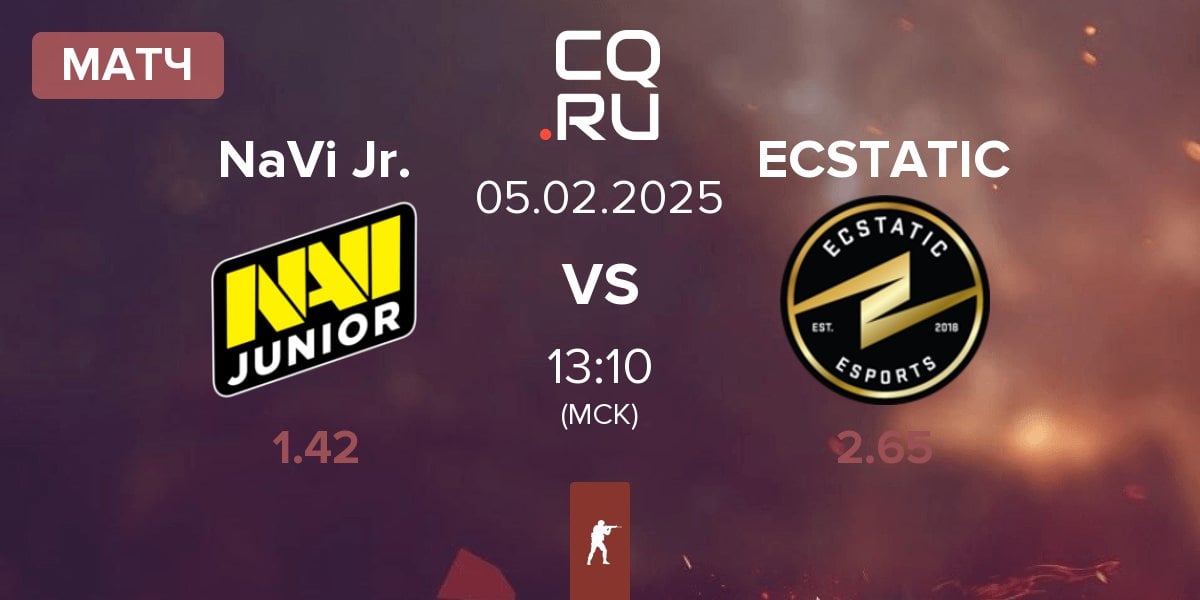 Матч Natus Vincere Junior NaVi Jr. vs ECSTATIC | 05.02