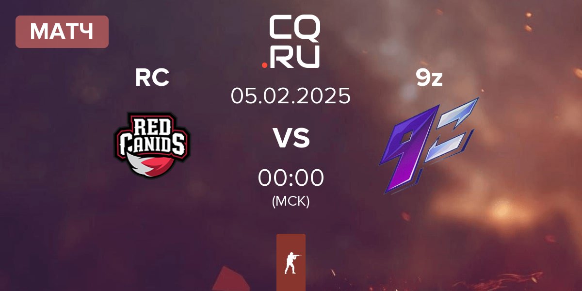 Матч Red Canids RC vs 9z Team 9z | 05.02