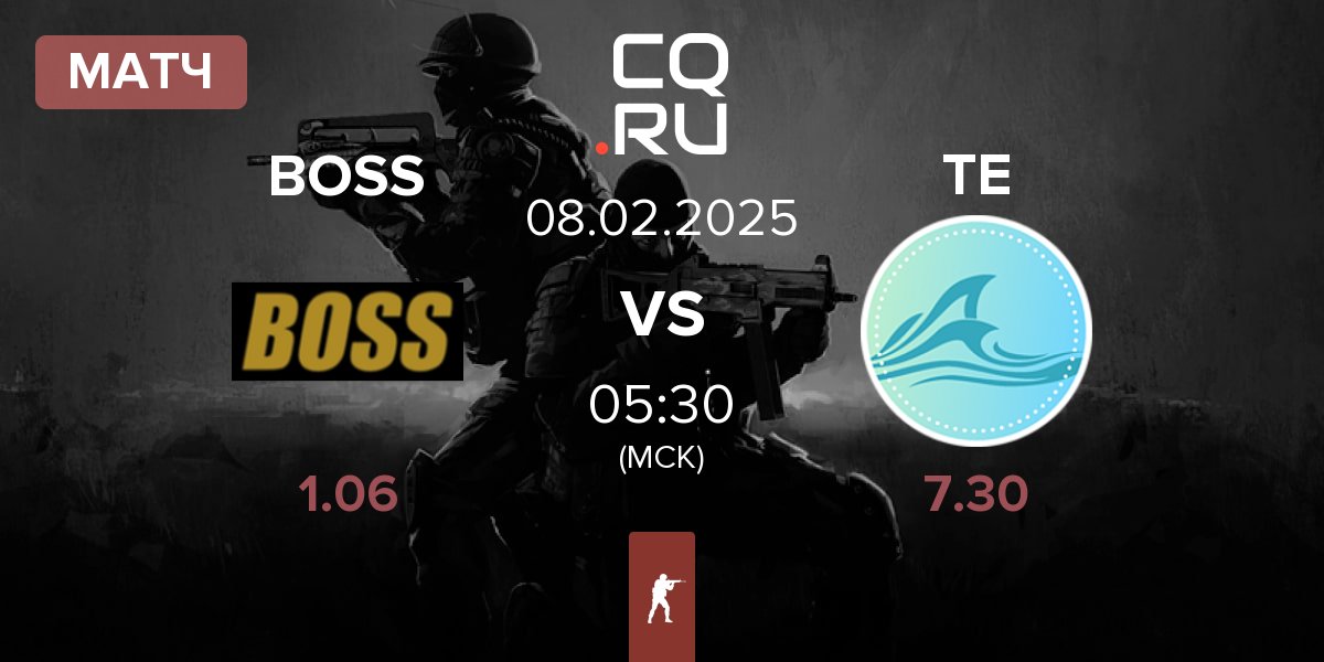 Матч BOSS vs Tsunami Esports TE | 08.02