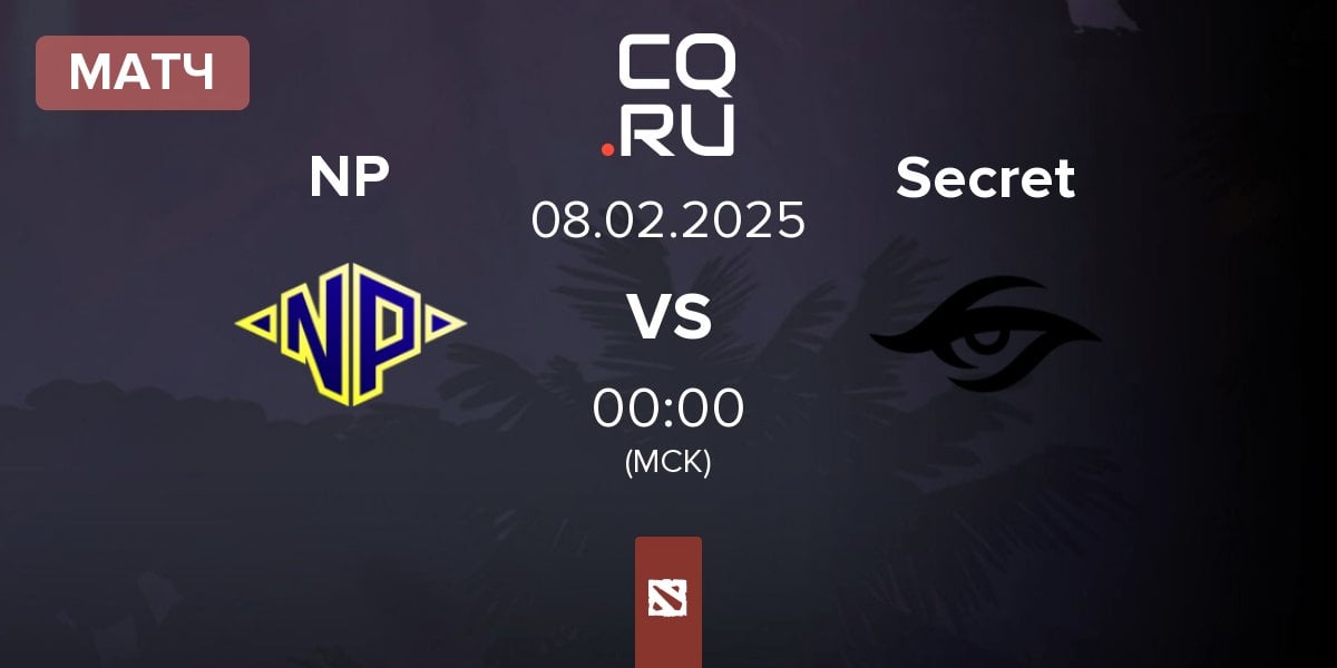 Матч Night Pulse NP vs Team Secret Secret | 08.02