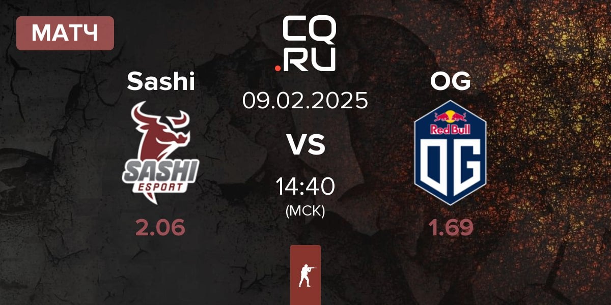 Матч Sashi Esport Sashi vs OG Gaming OG | 09.02