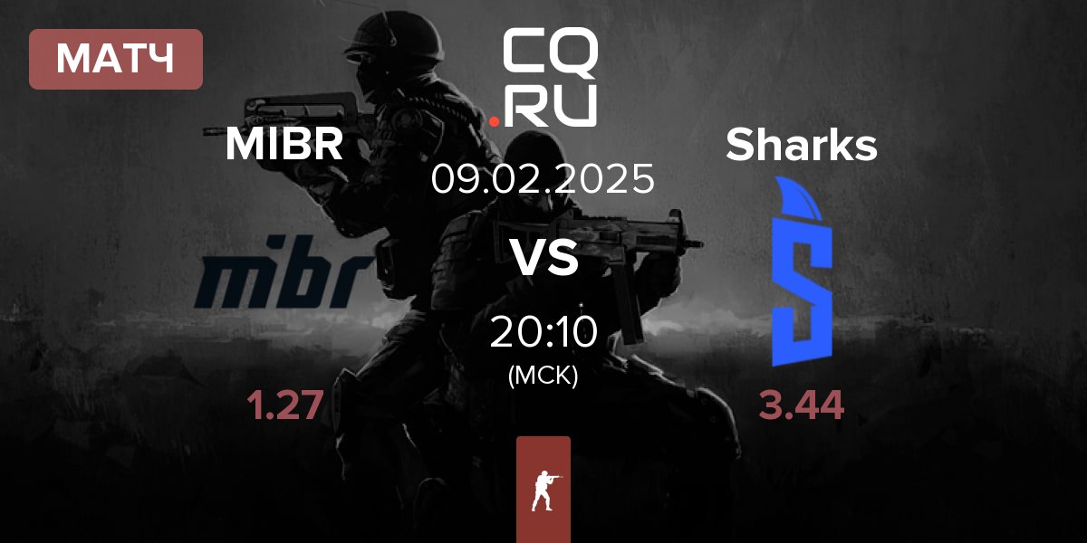 Матч Made in Brazil MIBR vs Sharks Esports Sharks | 09.02