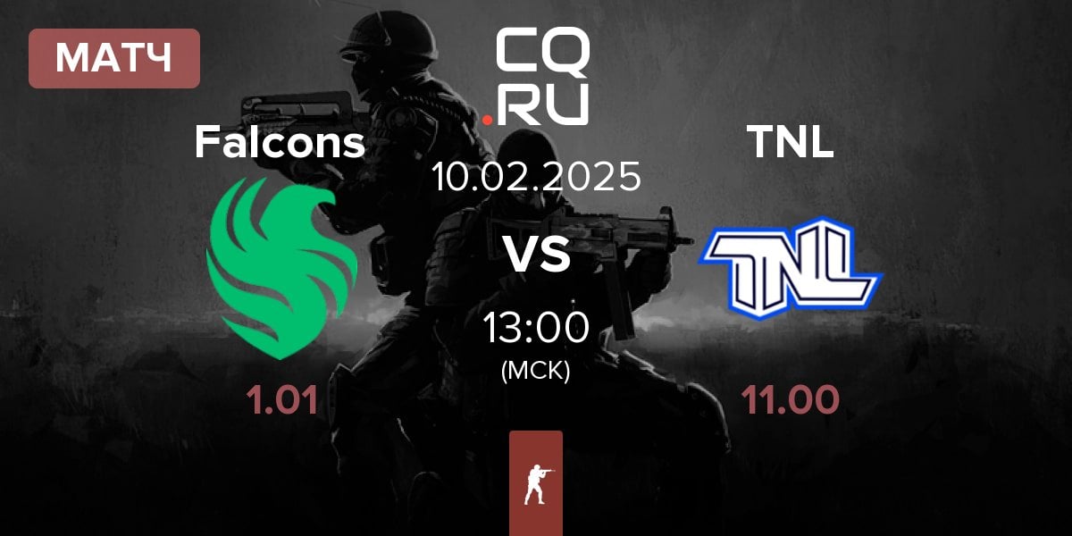 Матч Team Falcons Falcons vs TEAM NEXT LEVEL TNL | 10.02