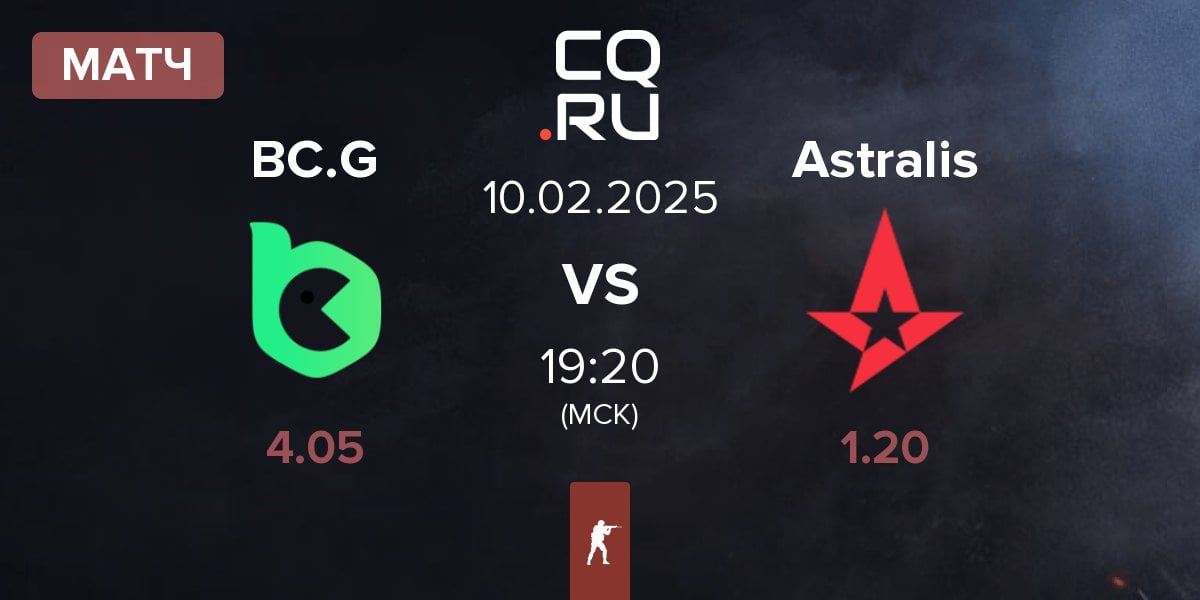 Матч BC.Game Esports BC.G vs Astralis | 10.02