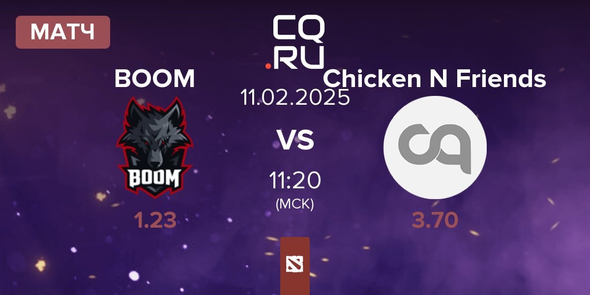 Матч BOOM Esports BOOM vs Chicken N Friends | 11.02