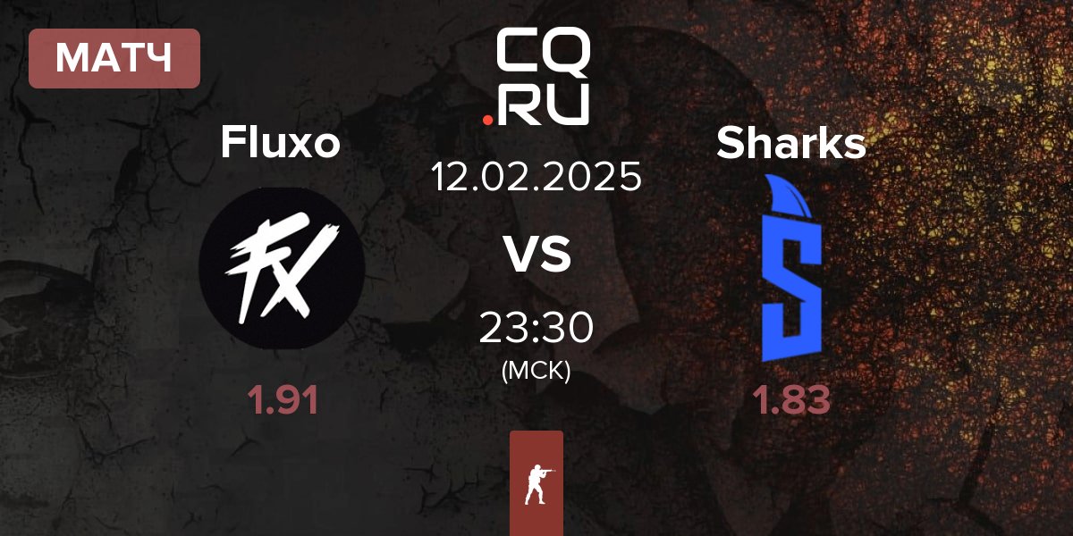 Матч Fluxo vs Sharks Esports Sharks | 12.02