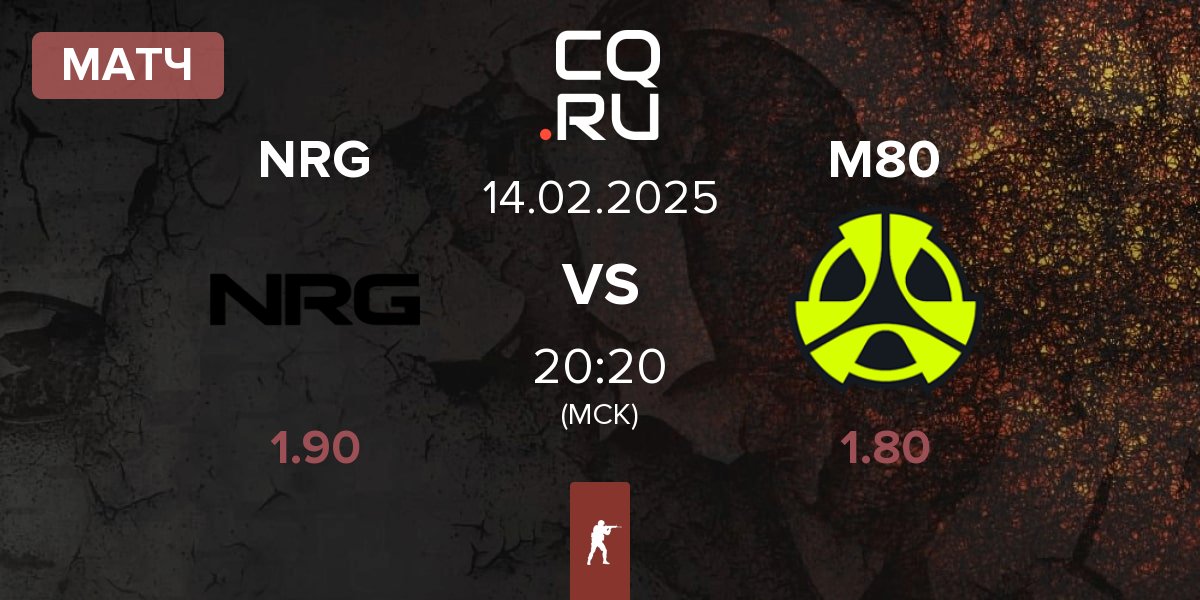 Матч NRG Esports NRG vs M80 | 14.02