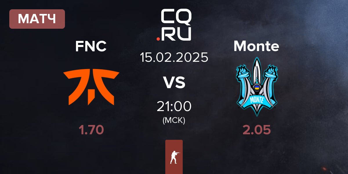 Матч Fnatic FNC vs Monte | 15.02