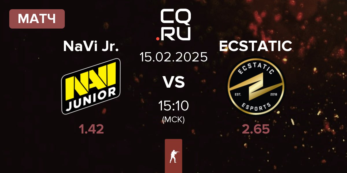 Матч Natus Vincere Junior NaVi Jr. vs ECSTATIC | 15.02