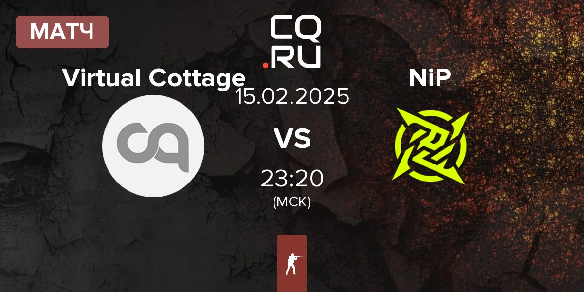 Матч Virtual Cottage VC vs Ninjas in Pyjamas NiP | 15.02