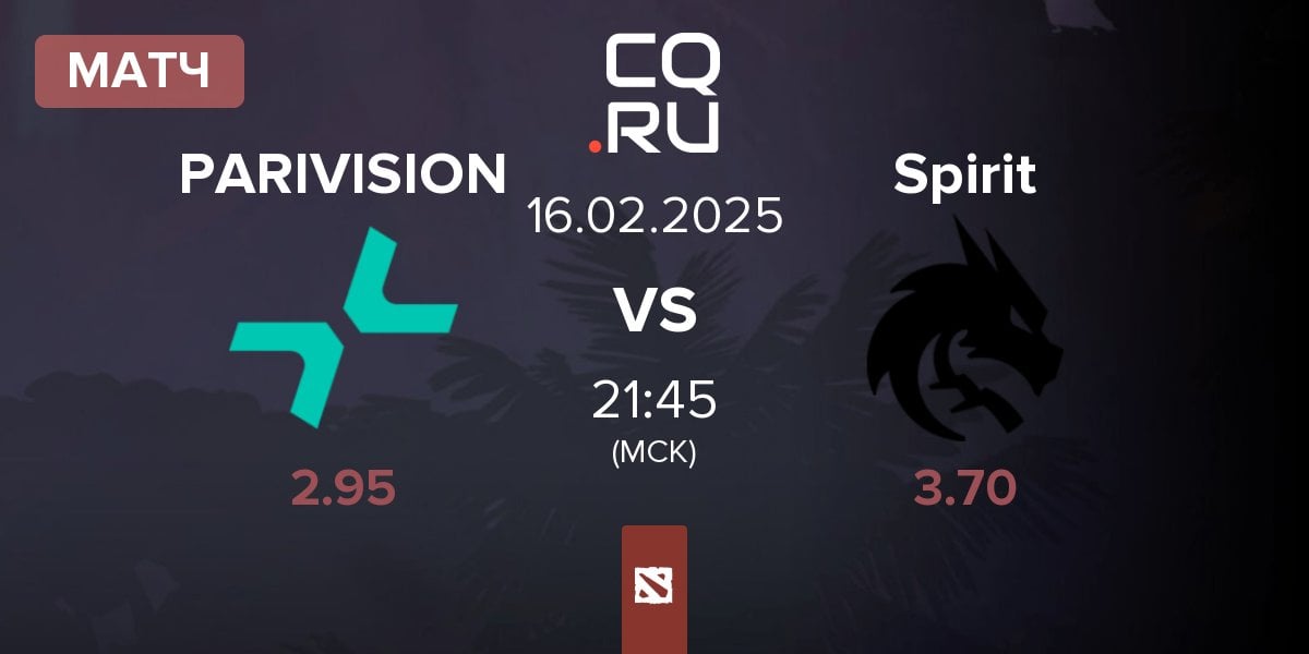 Матч PARIVISION vs Team Spirit Spirit | 16.02