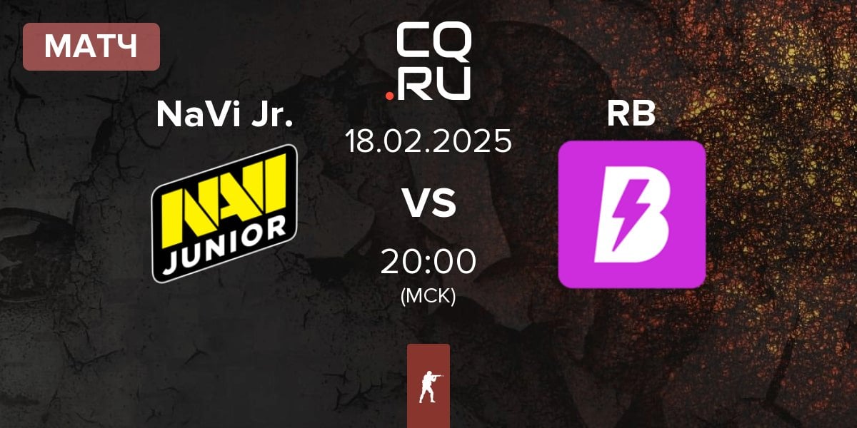 Матч Natus Vincere Junior NaVi Jr. vs RUSH B RB | 18.02