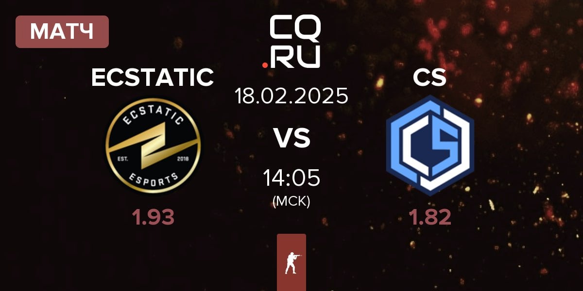 Матч ECSTATIC vs CYBERSHOKE Esports CS | 18.02