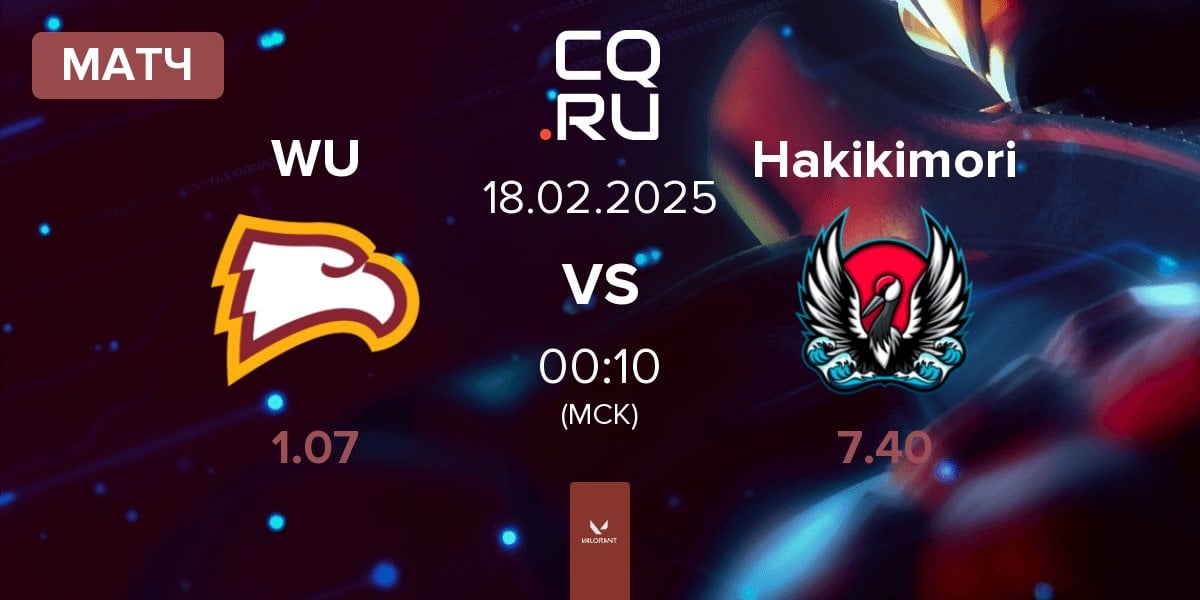 Матч Winthrop University WU vs Hakikimori | 18.02