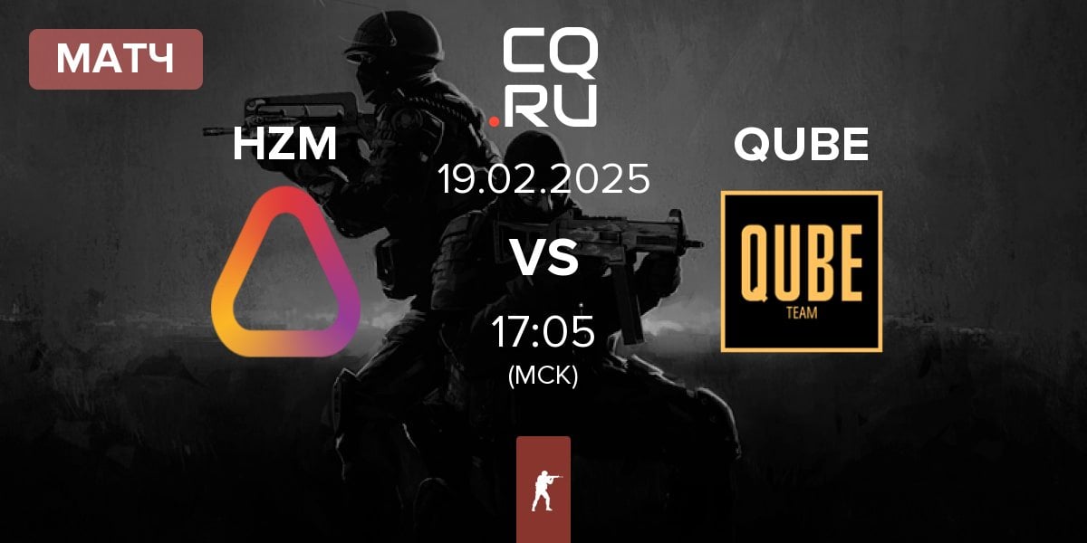 Матч harizma HZM vs The QUBE Esports QUBE | 19.02