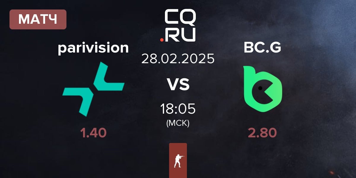 Матч PARIVISION parivision vs BC.Game Esports BC.G | 28.02