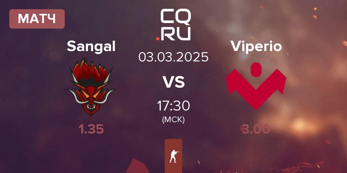 Матч Sangal Esports Sangal vs Viperio | 03.03