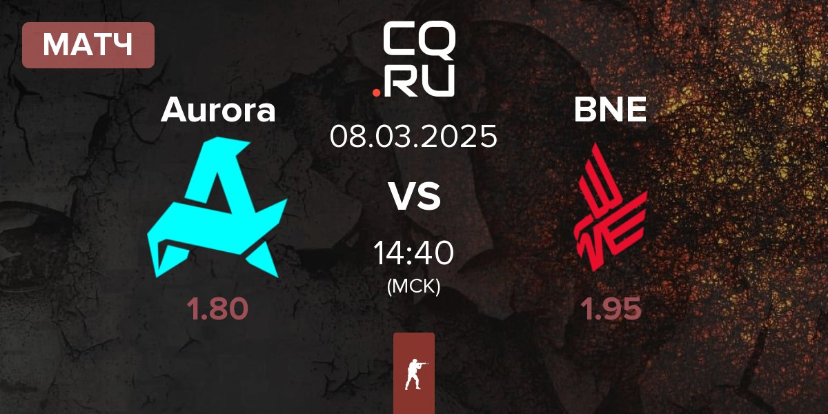 Матч Aurora Gaming Aurora vs Bad News Eagles BNE | 08.03