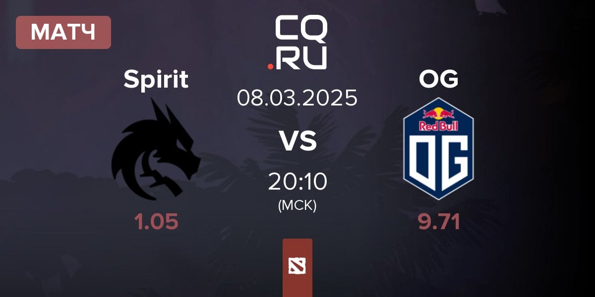 Матч Team Spirit Spirit vs OG | 08.03