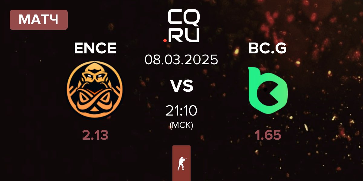 Матч ENCE vs BC.Game Esports BC.G | 08.03